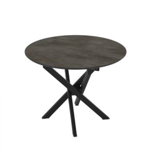 Išskleidžiamas valgomojo stalas Ruta 95 / Irony Super Matt, Tamsiai pilkas