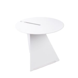 Baltas kavos staliukas B-Line Abra (aukštas)