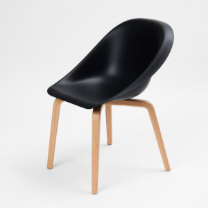 Valgomojo kėdė Hoop (Juoda)