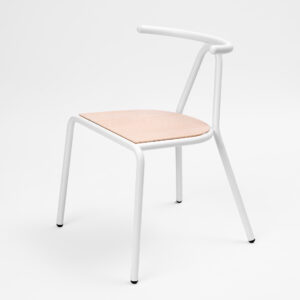 Valgomojo kėdė Toro (Balto metalo rėmas)