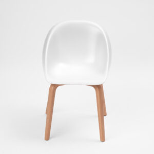 Valgomojo kėdė Hoop (Balta)