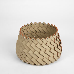 Krepšys ALS 203/D35, Šviesiai rudas, Eco oda