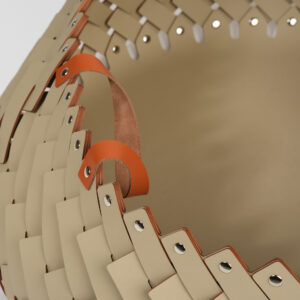 Krepšys ALS-203-8/D35, Šviesiai rudas, Eco oda