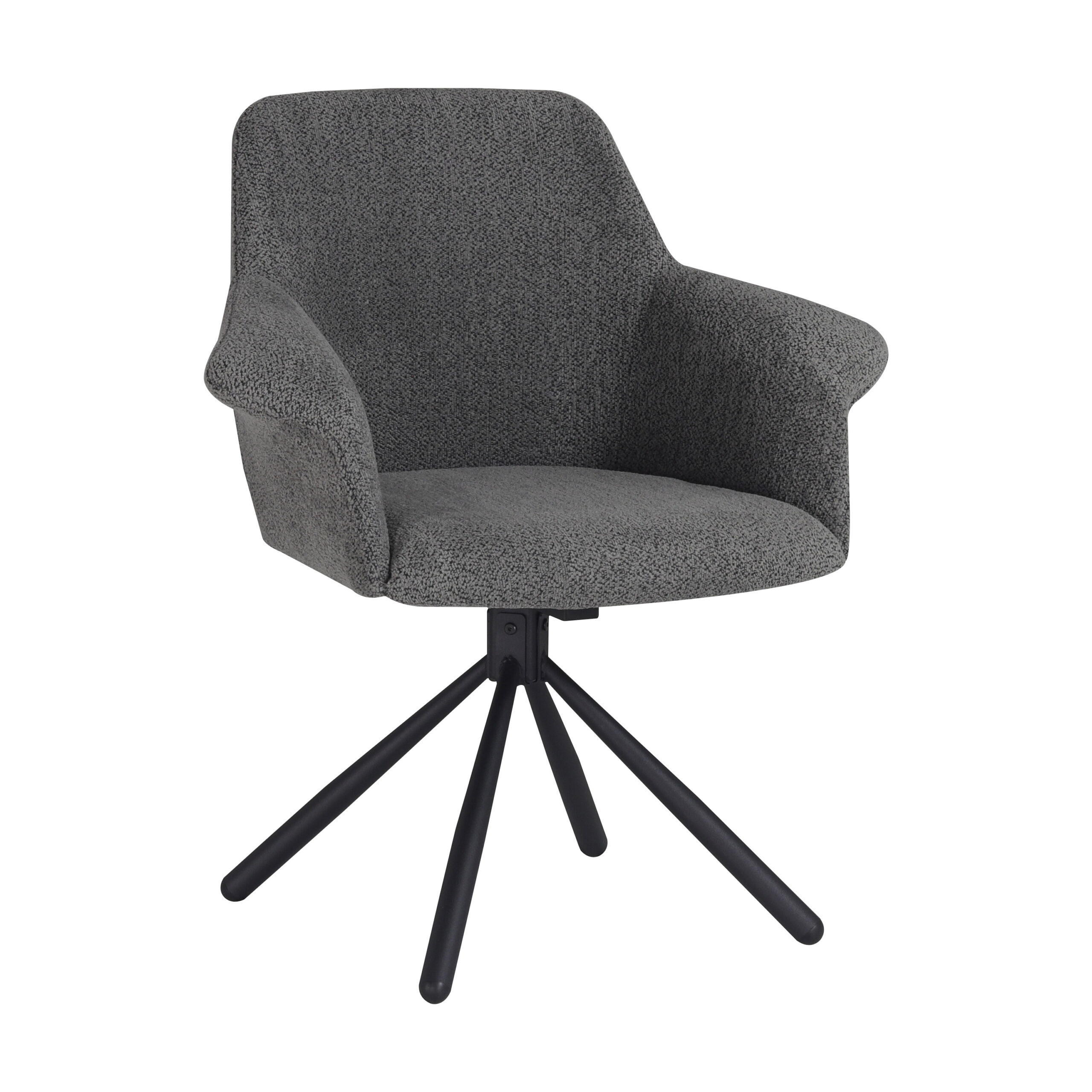 Valgomojo kėdė Pari/Odessa 620-Swivel Conic KD, Tamsiai pilka