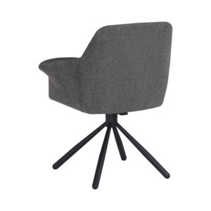 Valgomojo kėdė Pari/Odessa 620-Swivel Conic KD, Tamsiai pilka