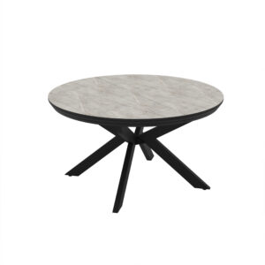 Išskleidžiamas valgomojo stalas Meli 138 / Lagina Super Matt, Pilkas