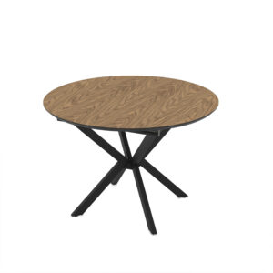 Išskleidžiamas valgomojo stalas Dobok 110 / Zirve, Rudas (medienos imitacija)