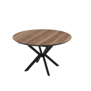 Išskleidžiamas valgomojo stalas Dobok 126 Table / Hazar Super Matt, Rudas (medienos imitacija)