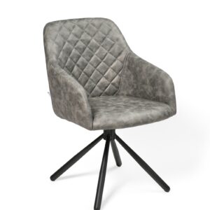 Valgomojo kėdė Rarra/Uras 12-Swivel Conic KD, Pilka