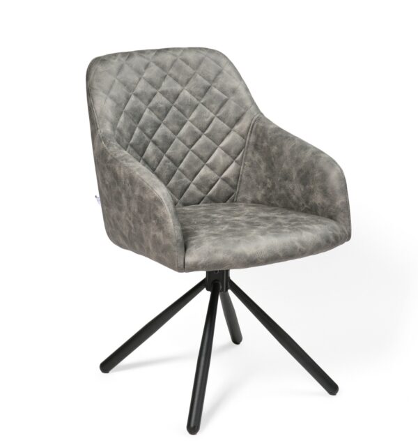 valgomojo kėdė rarra/uras 12 swivel conic kd, pilka