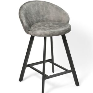 Pusbario kėdė Saki / Uras 12 (Stool 65), Pilka