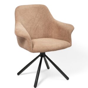 Valgomojo kėdė Pari/Coco 5-Swivel Conic KD, Ruda