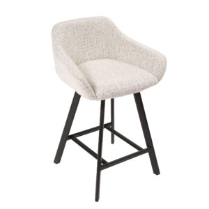 Pusbario kėdė Mey /  Odessa 600 (Stool 65), Šviesiai pilka