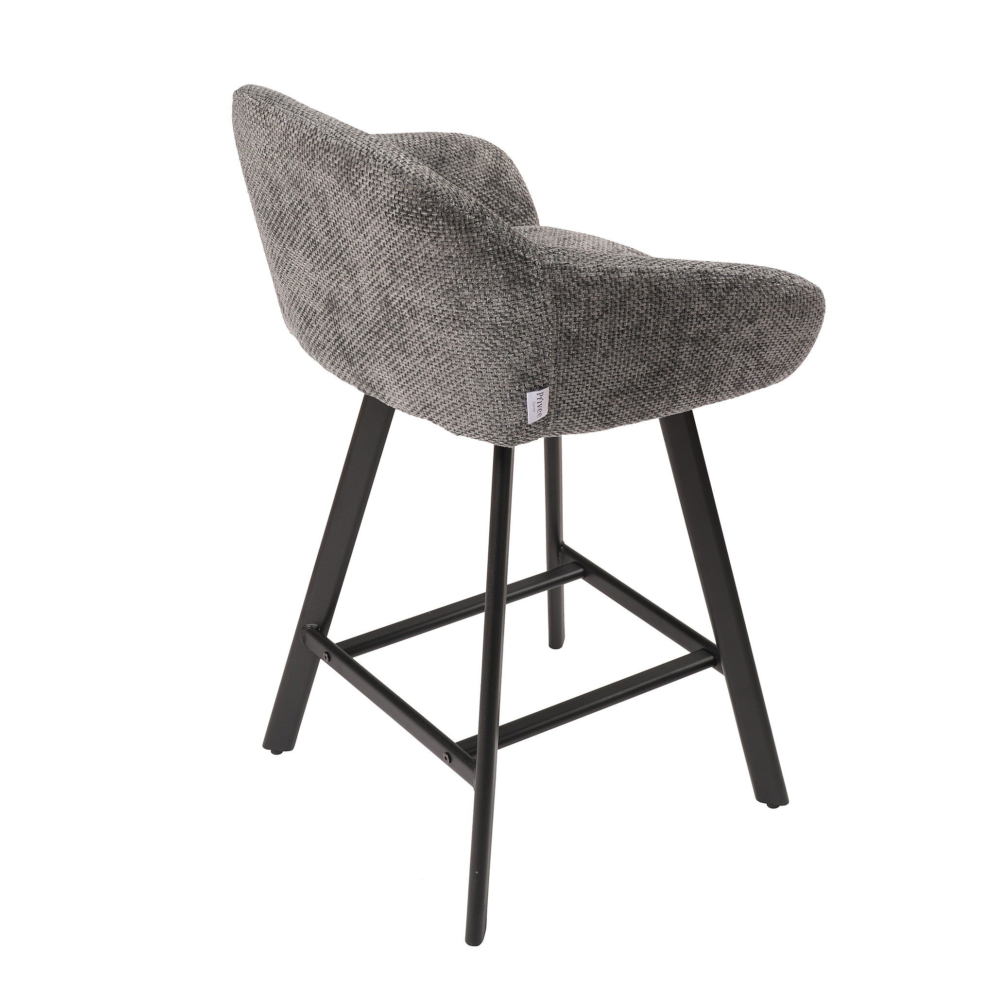 pusbario kėdė mey / eden 20 (stool 65), tamsiai pilka