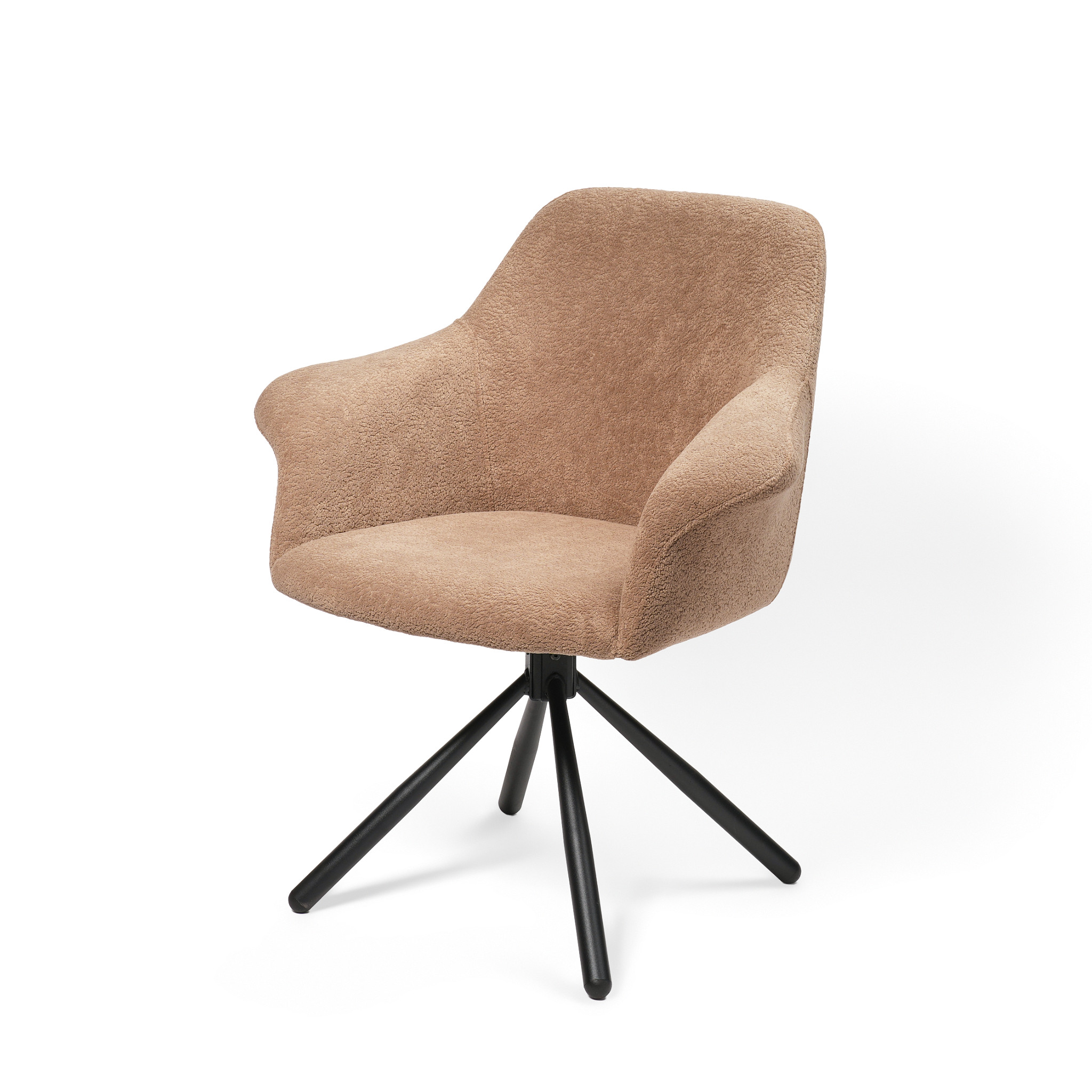valgomojo kėdė pari/coco 5 swivel conic kd, ruda