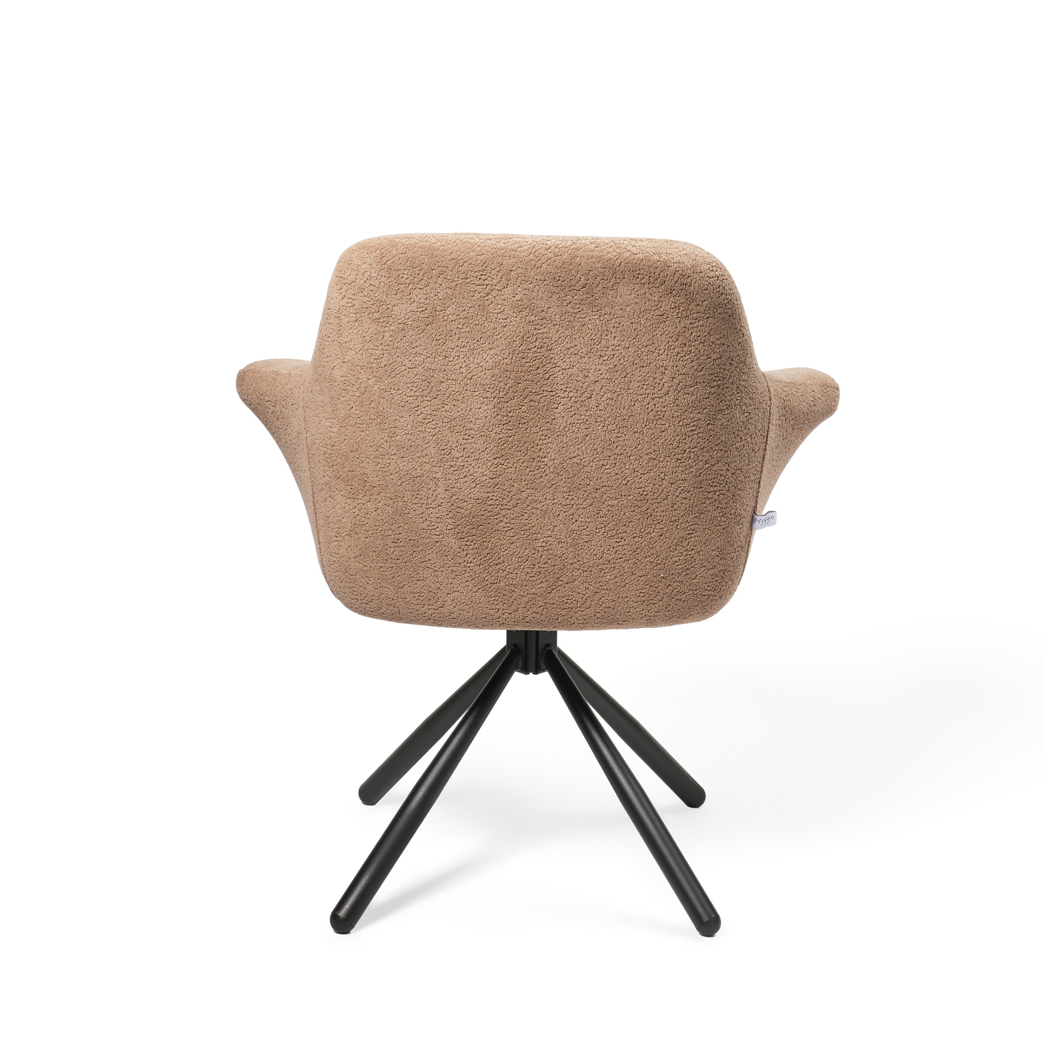 valgomojo kėdė pari/coco 5 swivel conic kd, ruda