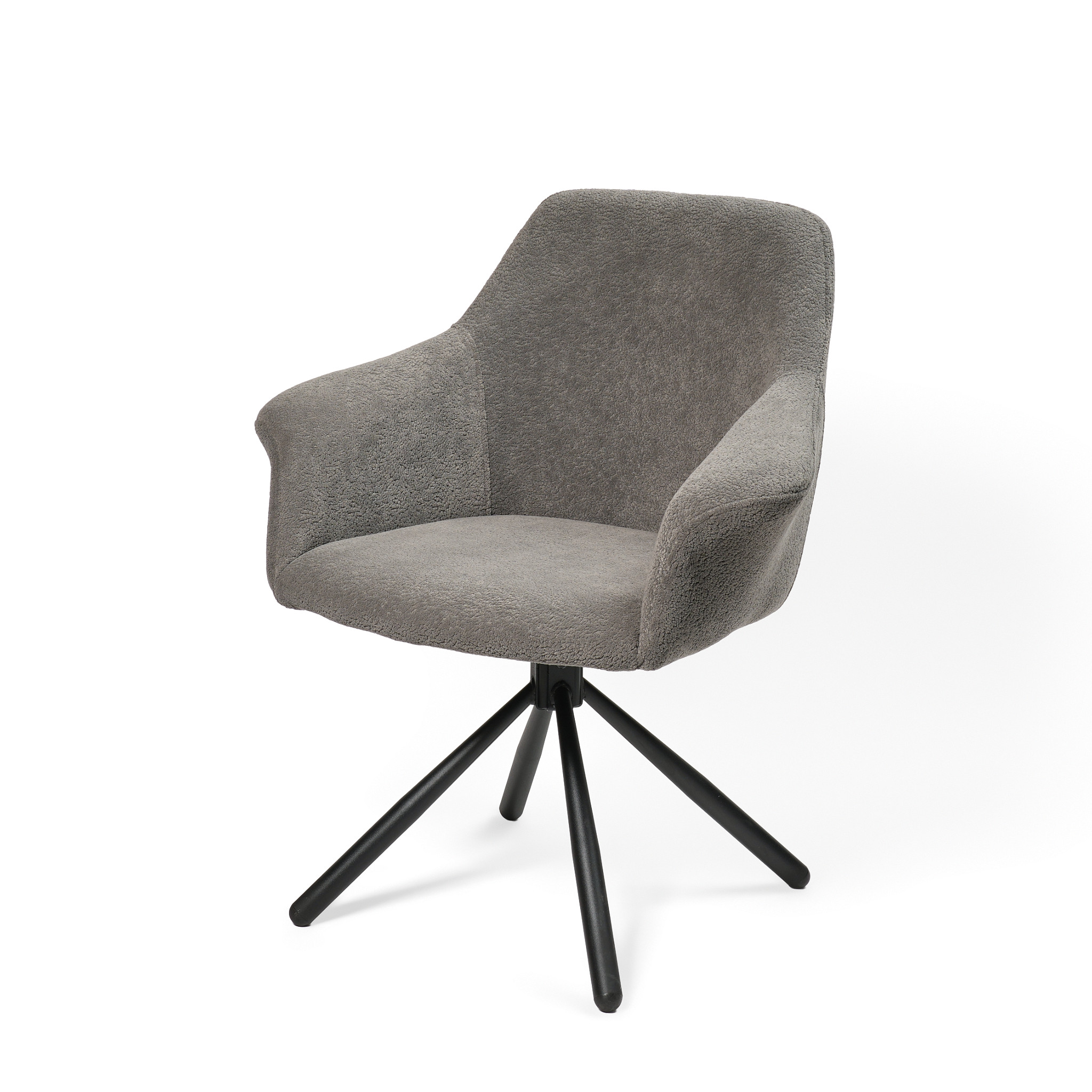 valgomojo kėdė pari/coco 13 swivel conic kd, pilka