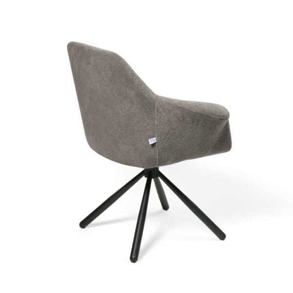 valgomojo kėdė pari/coco 13 swivel conic kd, pilka