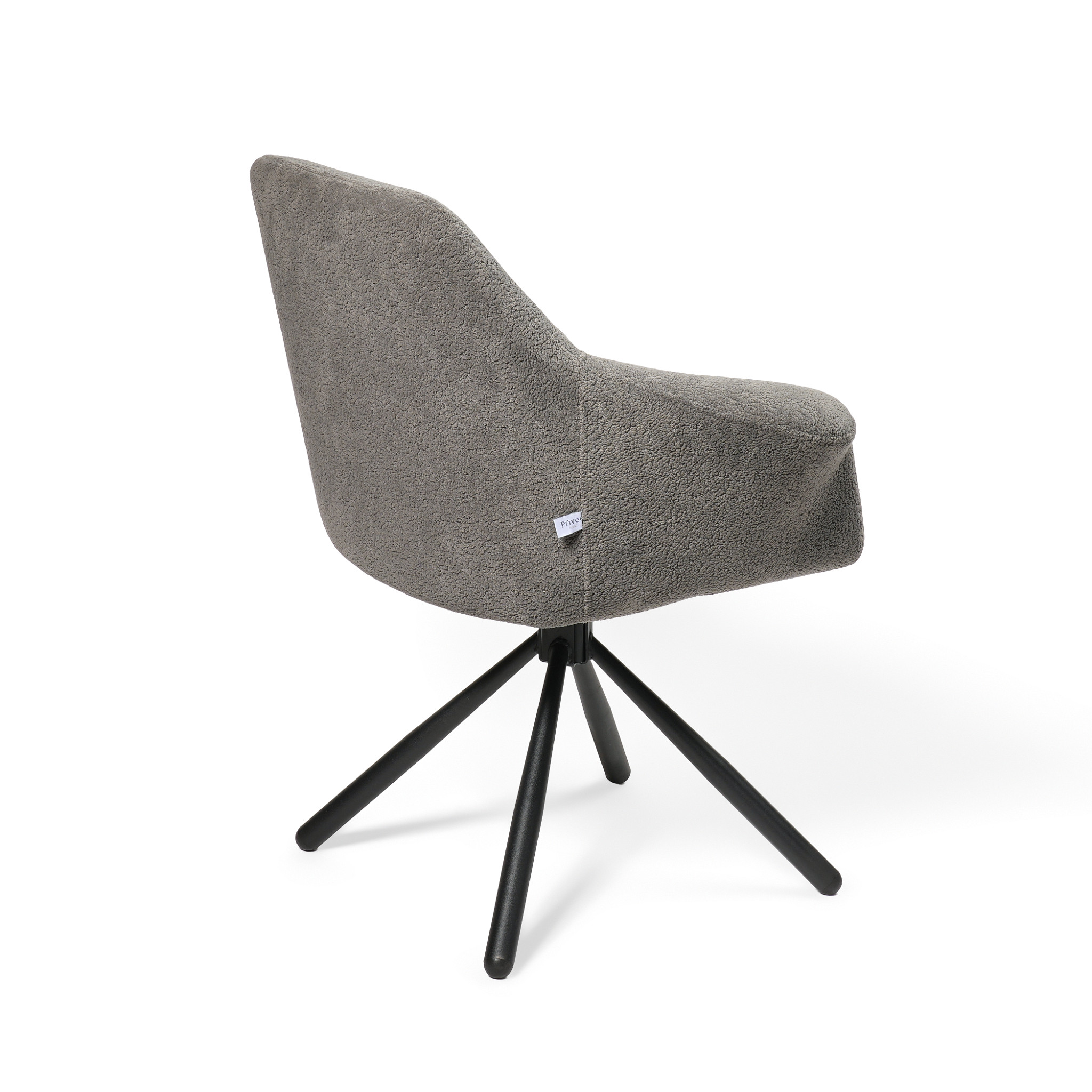 valgomojo kėdė pari/coco 13 swivel conic kd, pilka