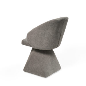 Valgomojo kėdė Patya/Coco 13-Swivel Upholstered, Pilka