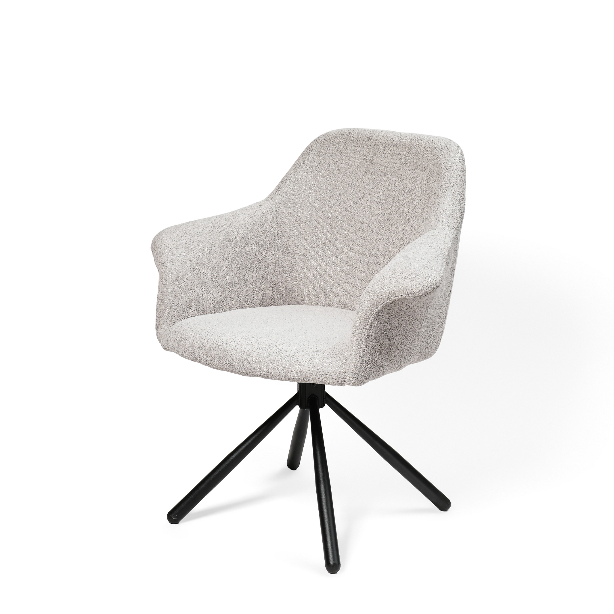 valgomojo kėdė pari/odessa 650 swivel conic kd, Šviesiai pilka
