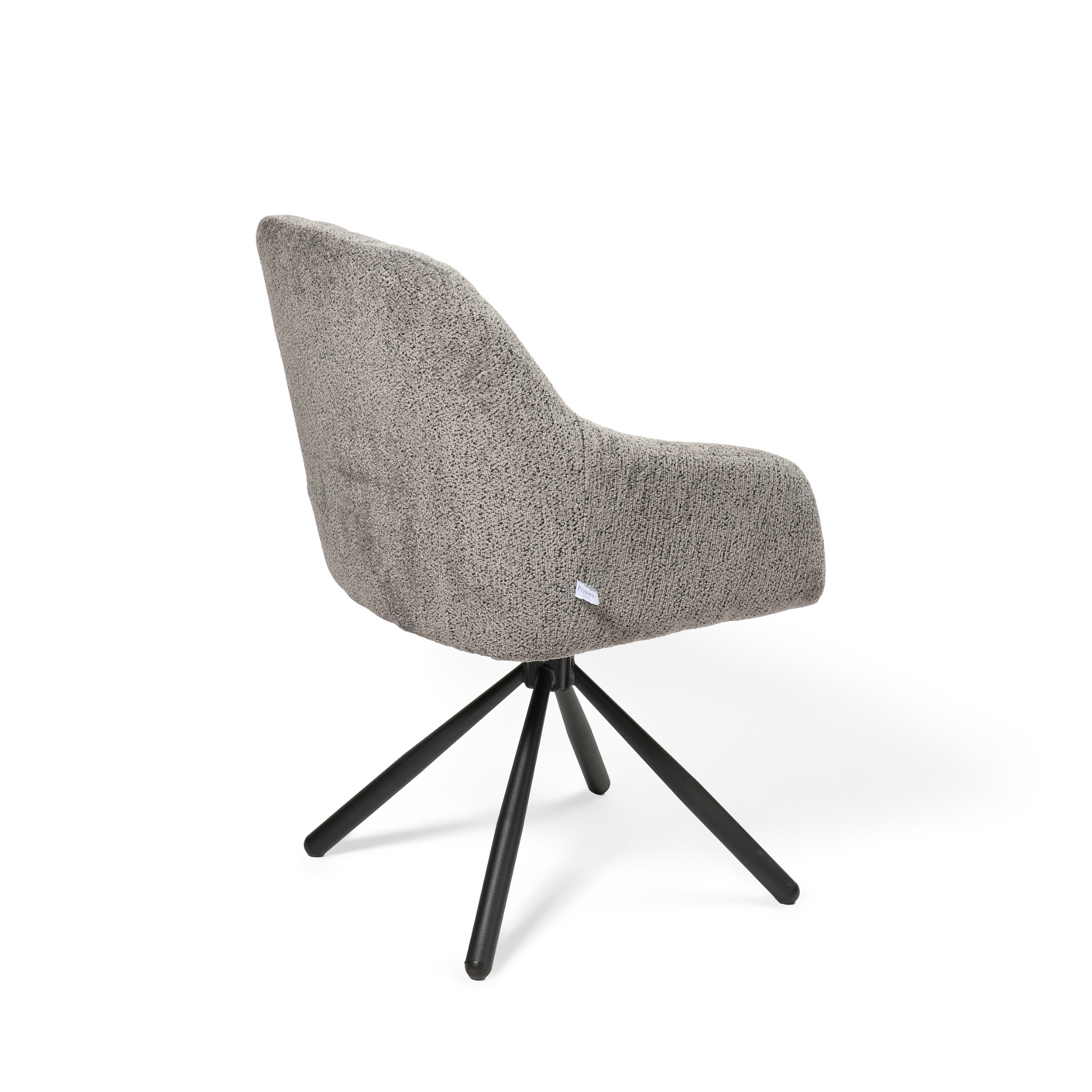 valgomojo kėdė rarra/odessa 620 swivel conic kd, tamsiai pilka