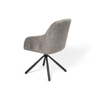 Valgomojo kėdė Rarra/Odessa 620-Swivel Conic KD, Tamsiai pilka