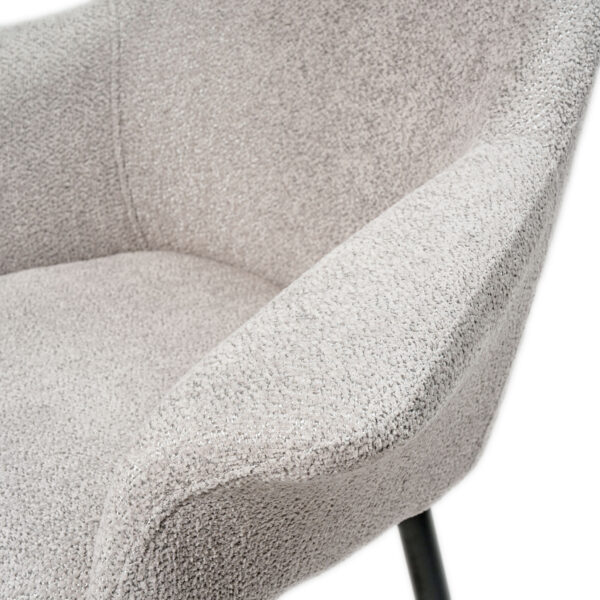 valgomojo kėdė pari/odessa 650 swivel conic kd, Šviesiai pilka