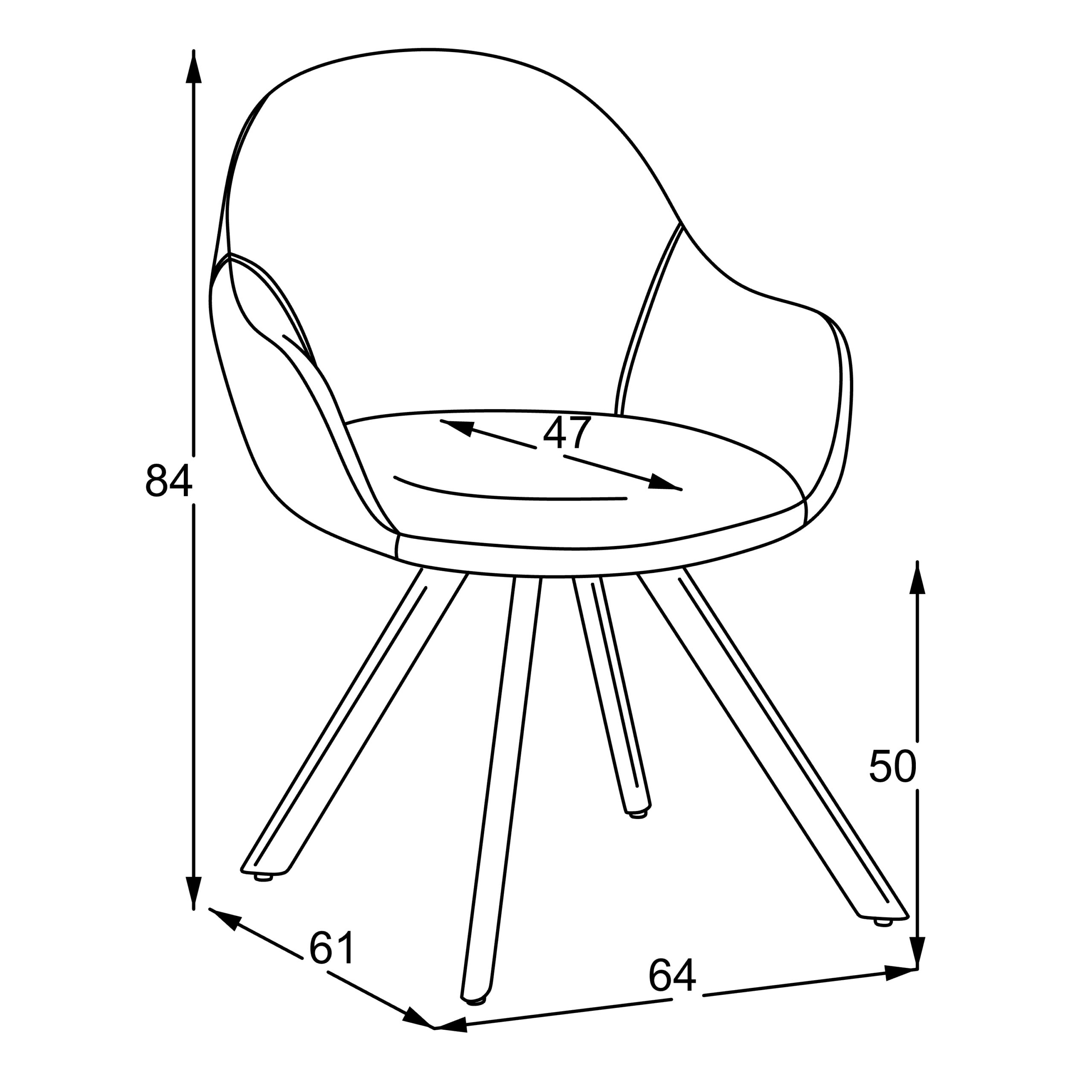 valgomojo kėdė duro / odessa 30 uras 12 swivel conic kd