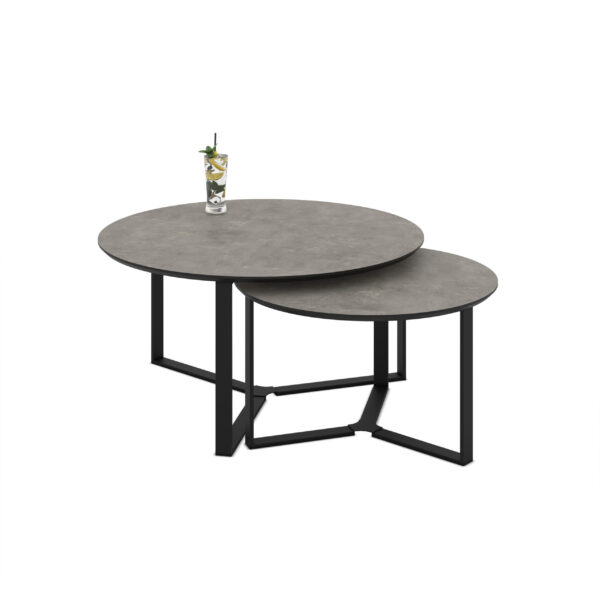 staliukas miami 90 68 / retro stone, pilkas