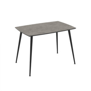 Stačiakampis valgomojo stalas Maribor 103 / Retro stone, Pilkas (marmuro raštas)