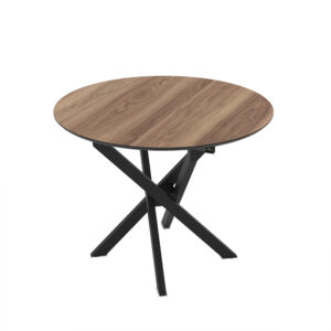 Išskleidžiamas valgomojo stalas Ruta 96 / Hazar, Rudas (medienos imitacija)