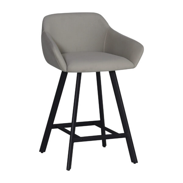 pusbario kėdė mey /anka 04 (stool 65), Šviesiai pilka