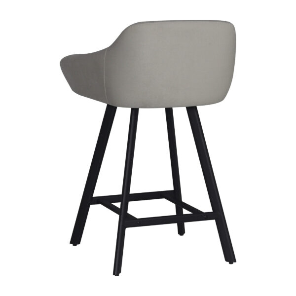 pusbario kėdė mey /anka 04 (stool 65), Šviesiai pilka