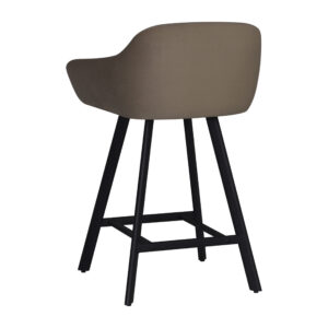 Pusbario kėdė Mey /Anka 06 (Stool 65), Rusvai pilka