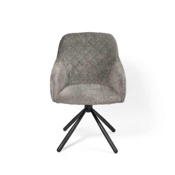 valgomojo kėdė rarra/odessa 620 swivel conic kd, tamsiai pilka