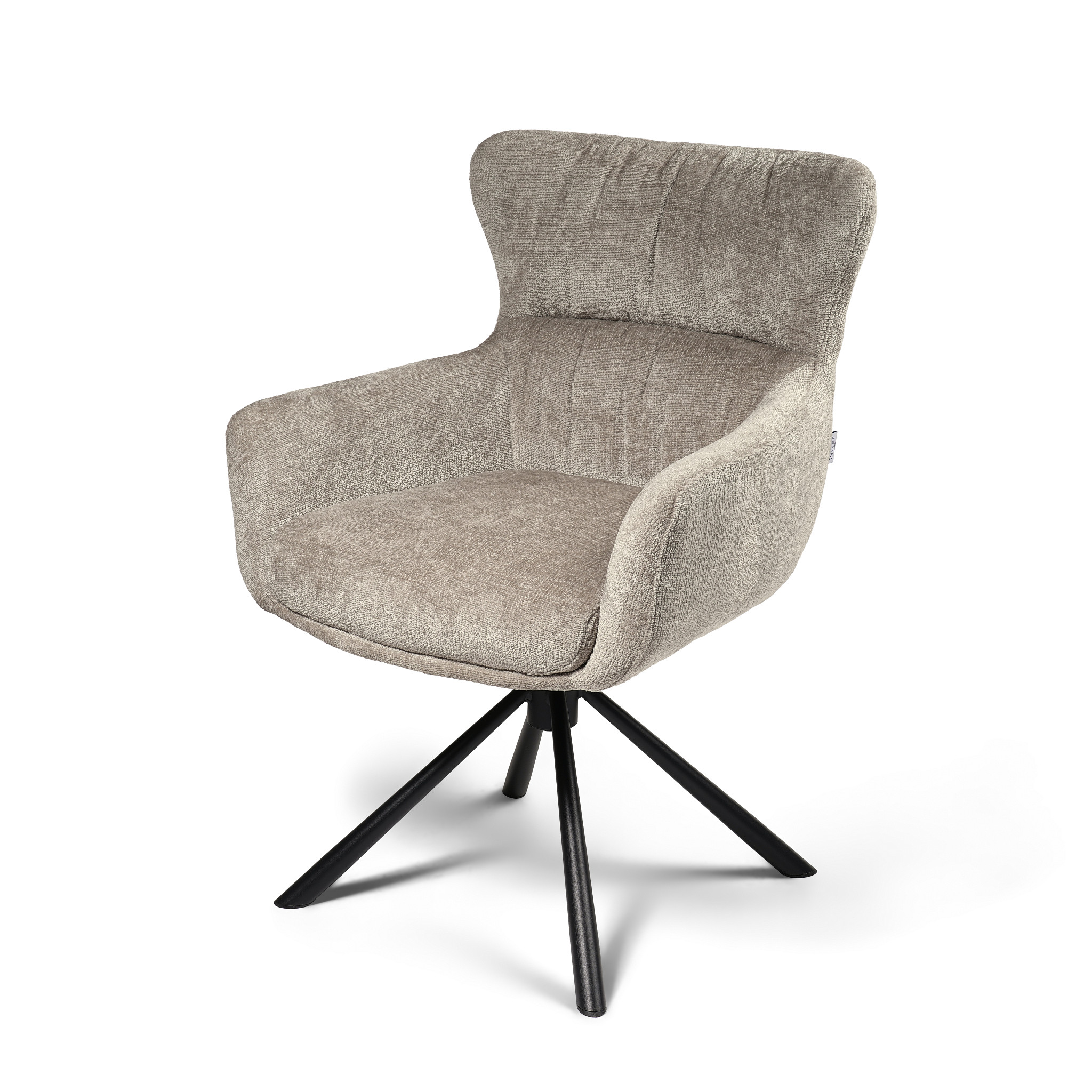 valgomojo kėdė kent / perfect harmony 04, rusva (sukama bazė)