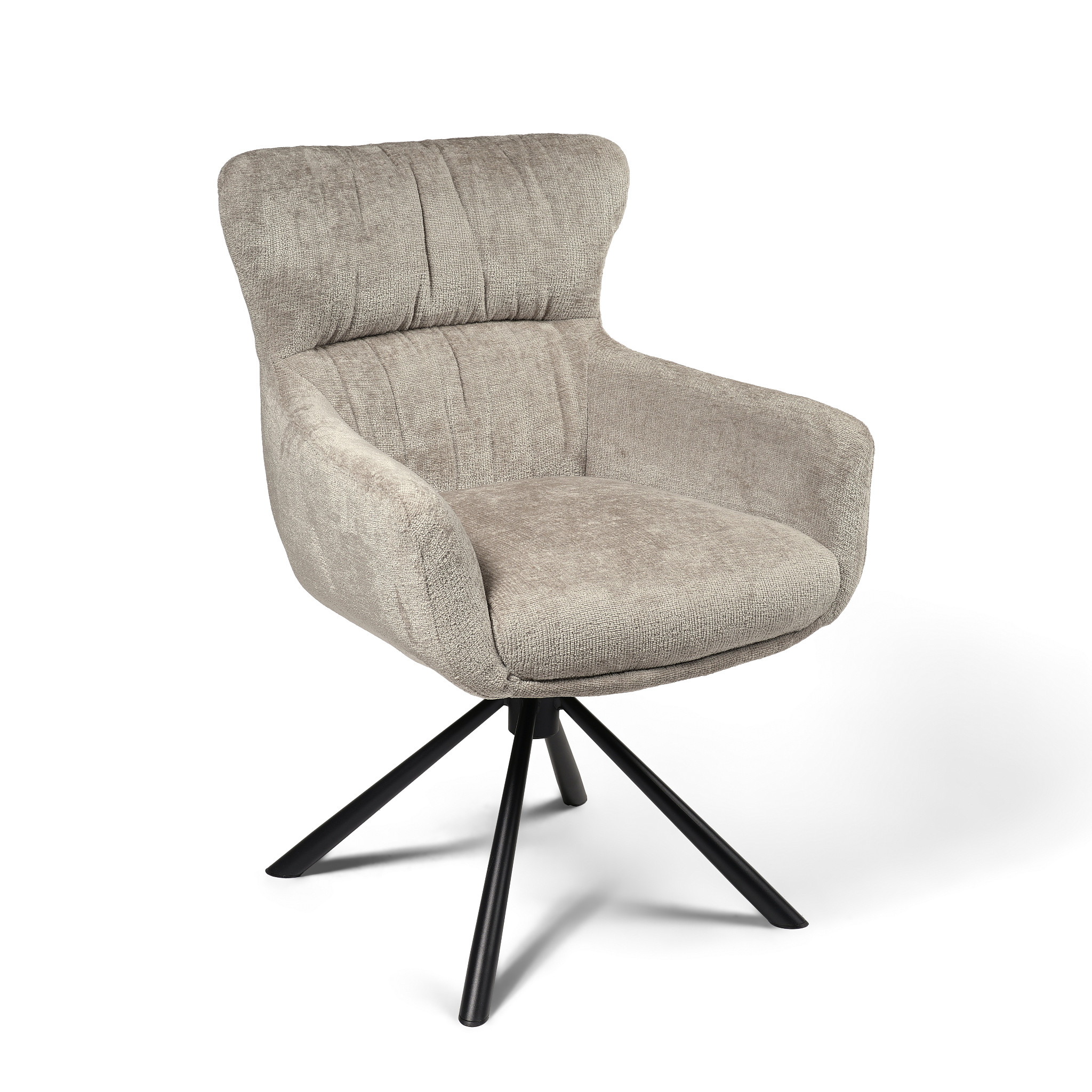 Valgomojo kėdė Kent / Perfect Harmony 04, Rusva (sukama bazė)