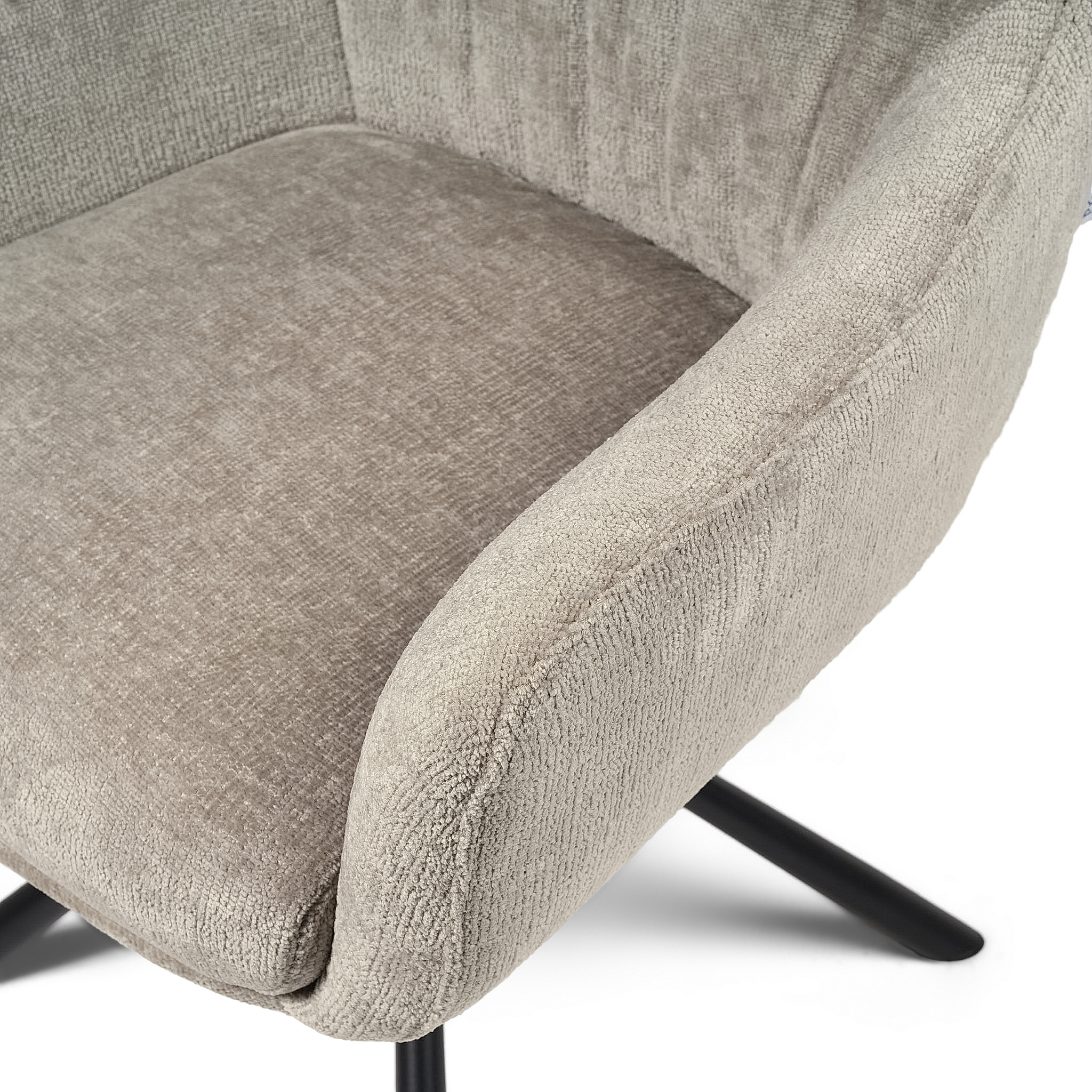 valgomojo kėdė kent / perfect harmony 04, rusva (sukama bazė)